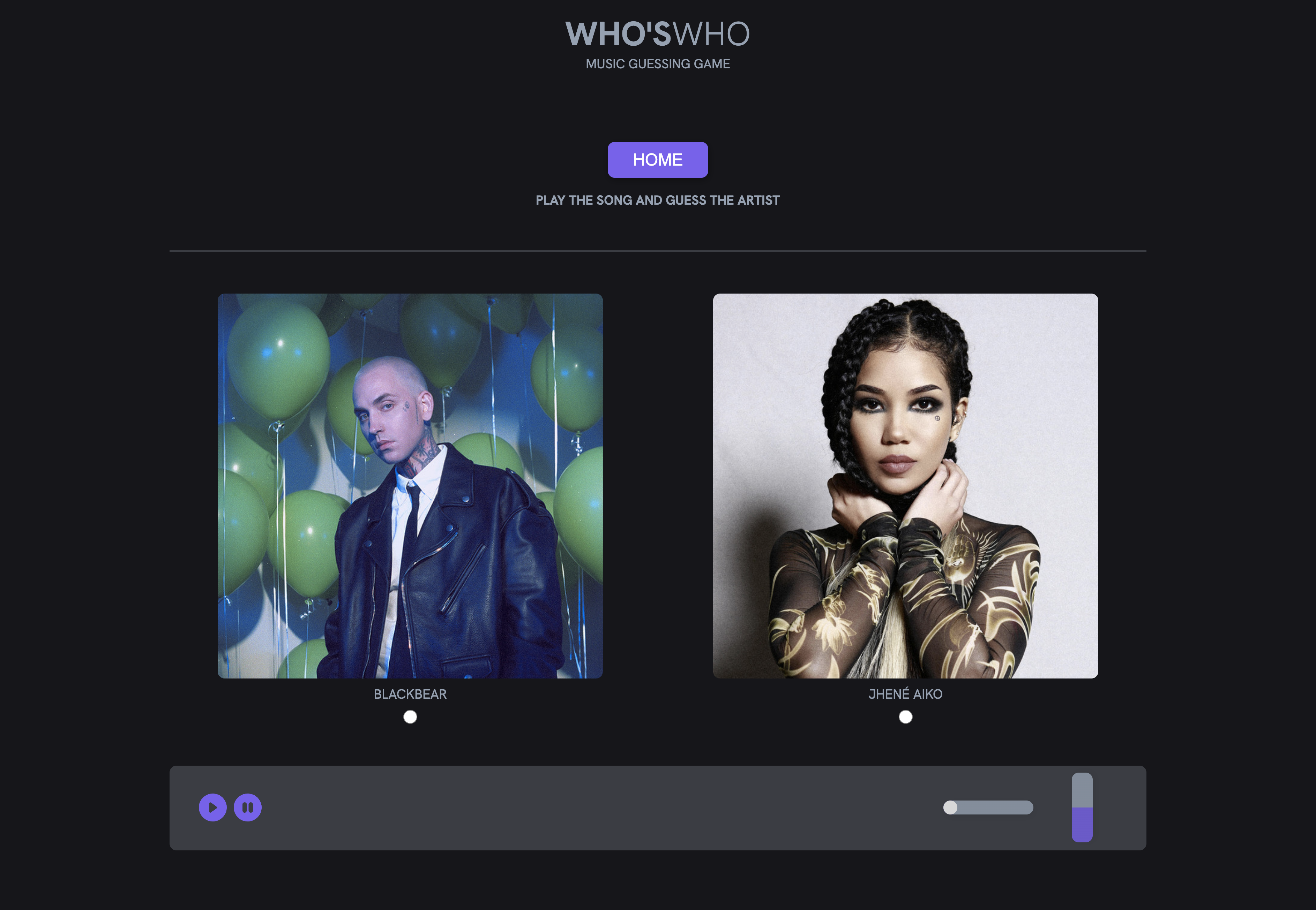 Whos Who Game